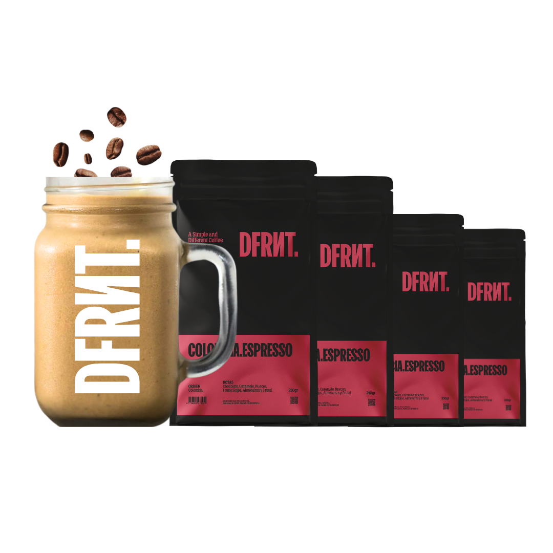 Pack 4 Bolsas Café Especialidad Regalo Jarra Dfrnt - DFRNT.