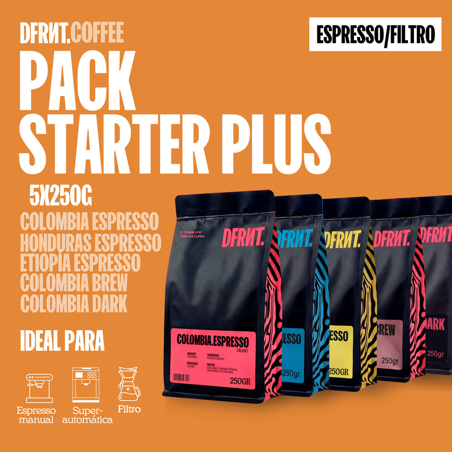 Pack DFRNT.Starter plus | 5x250g | 5 Sorten