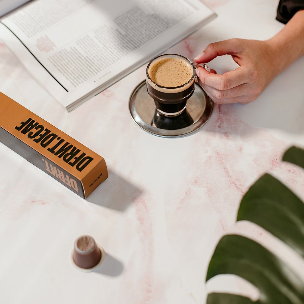 10 Cápsulas DFRNT.DECAF | Compatibles Nespresso | Café de especialidad Colombia | Biodegradables - DFRNT.