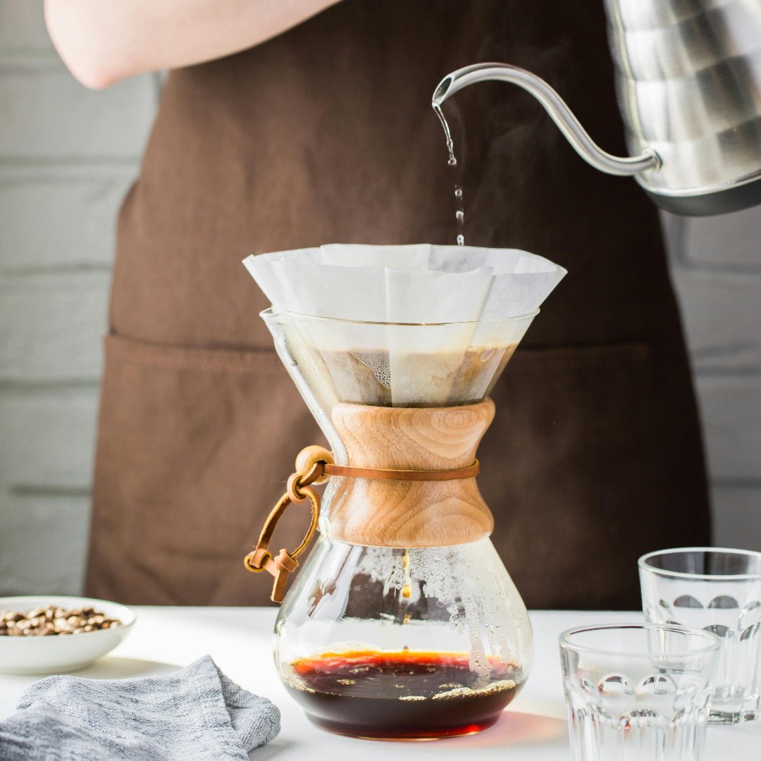 Cafetera Chemex Carafe Cristal. Agarre Madera 6 tazas - DFRNT.
