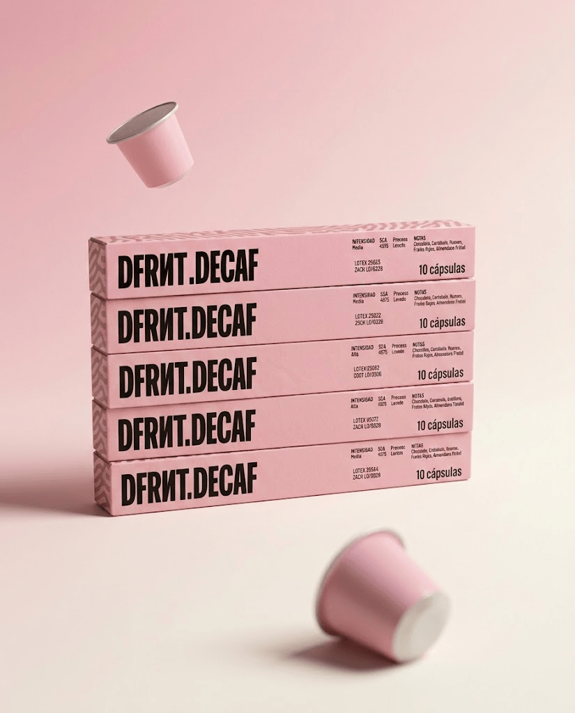 Cápsulas DFRNT.DECAF | Descafeinado | Compatibles Nespresso | Café de especialidad - DFRNT.