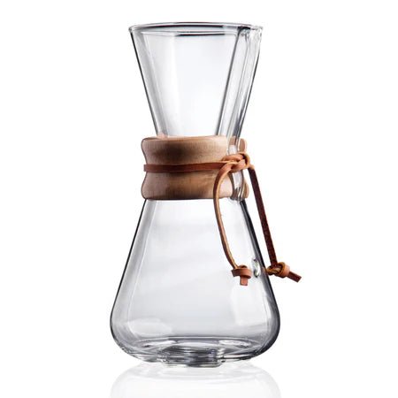 Chemex | Carafe Cristal & Agarre Madera | 3-6 tazas