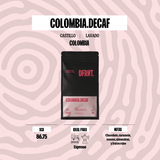 Pack Colombia.Decaf 2x250gr + Botella Hario - DFRNT.