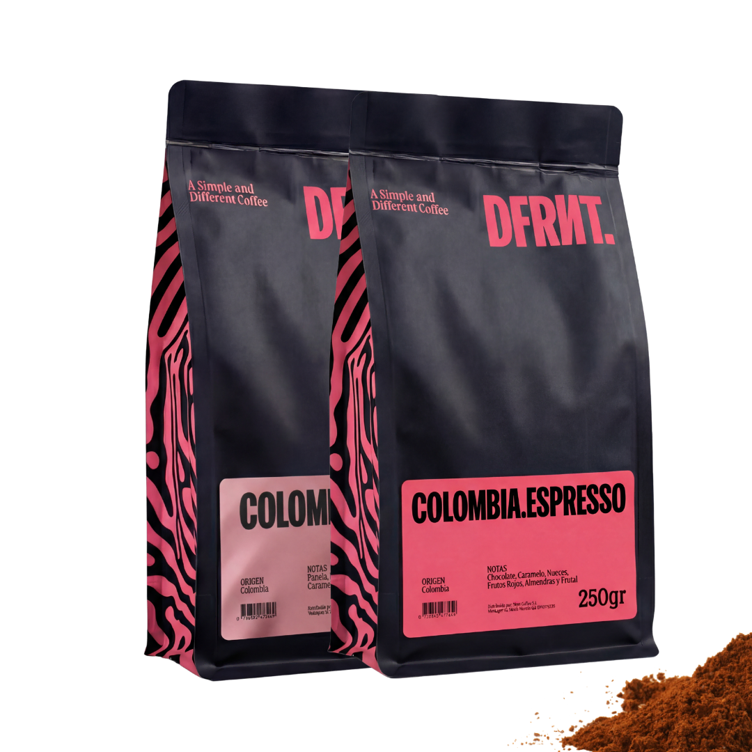 Pack Colombia Duo | 2x250g | Specialiteitskoffie Ideale Espresso