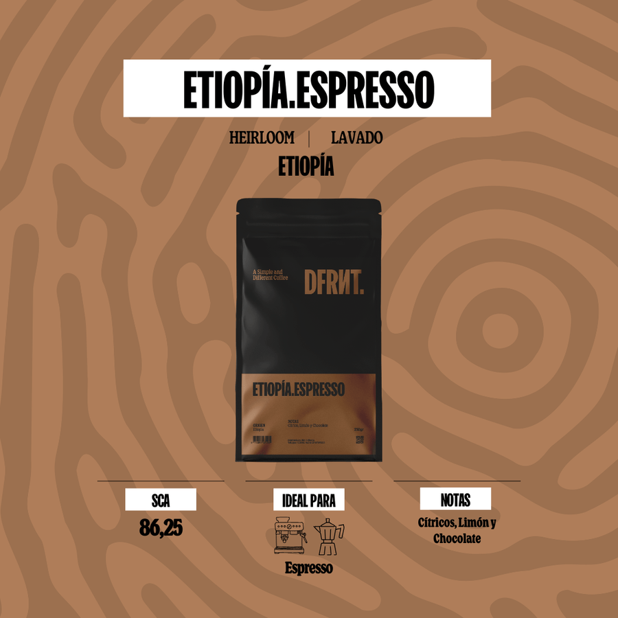 ETIOPÍA.ESPRESSO | Notas de Cítricos, Limón y Chocolate - DFRNT.
