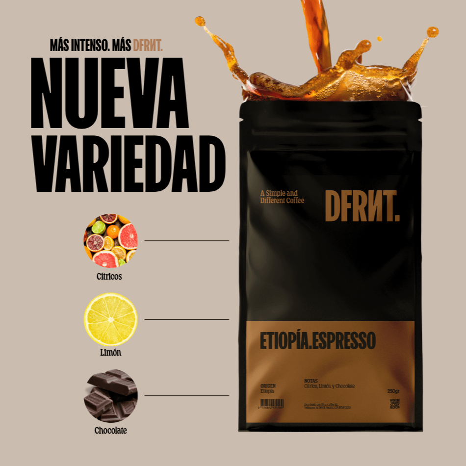 ETIOPÍA.ESPRESSO | Notas de Cítricos, Limón y Chocolate - DFRNT.