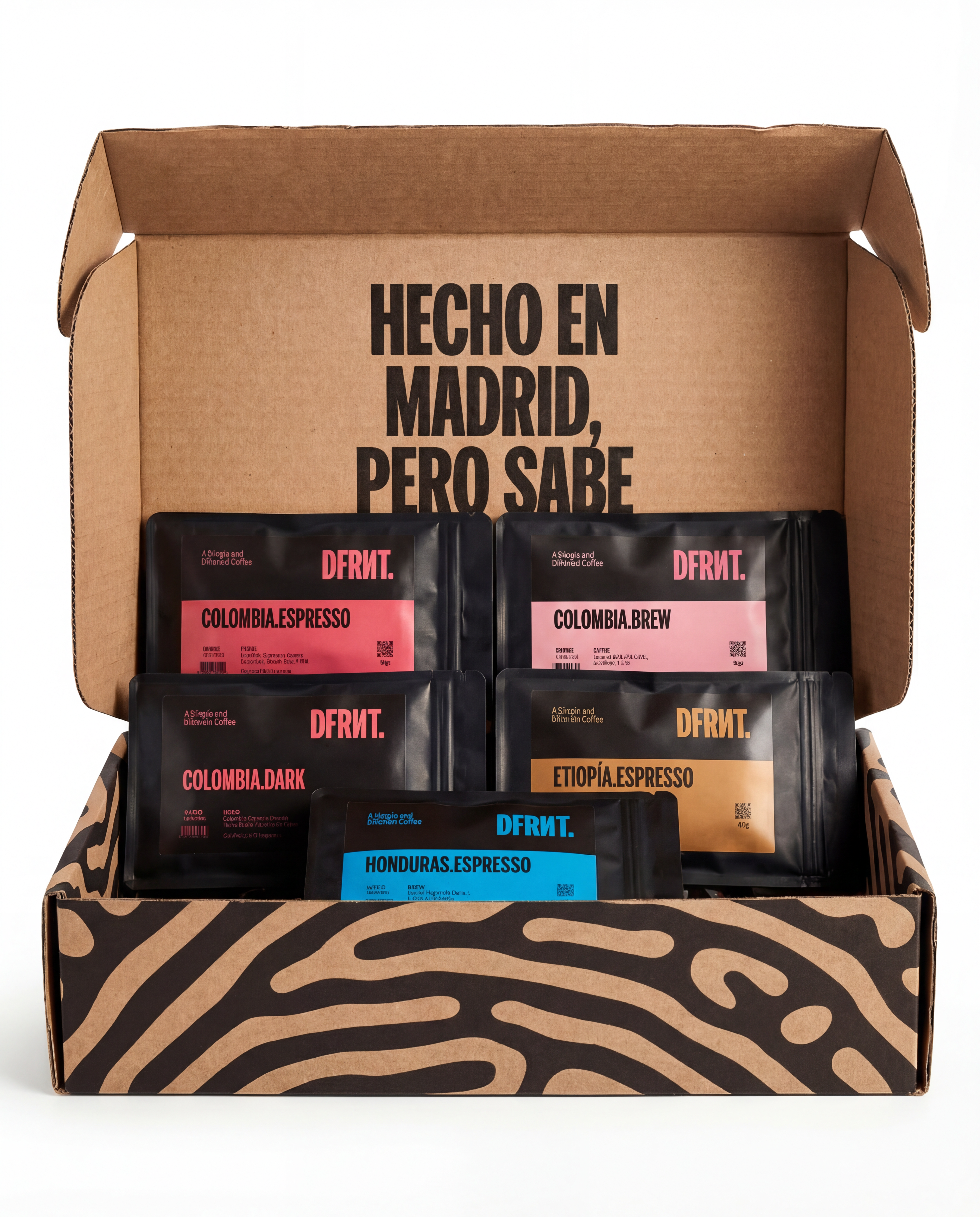 Pakket DFRNT.Beginner | 5x80gr | 5 herkomsten