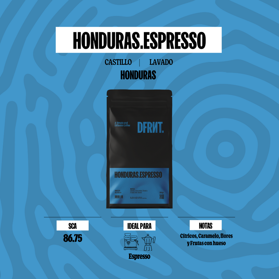 HONDURAS.01 ESPRESSO – Notas de Cítricos, Frutas y Caramelo - DFRNT.