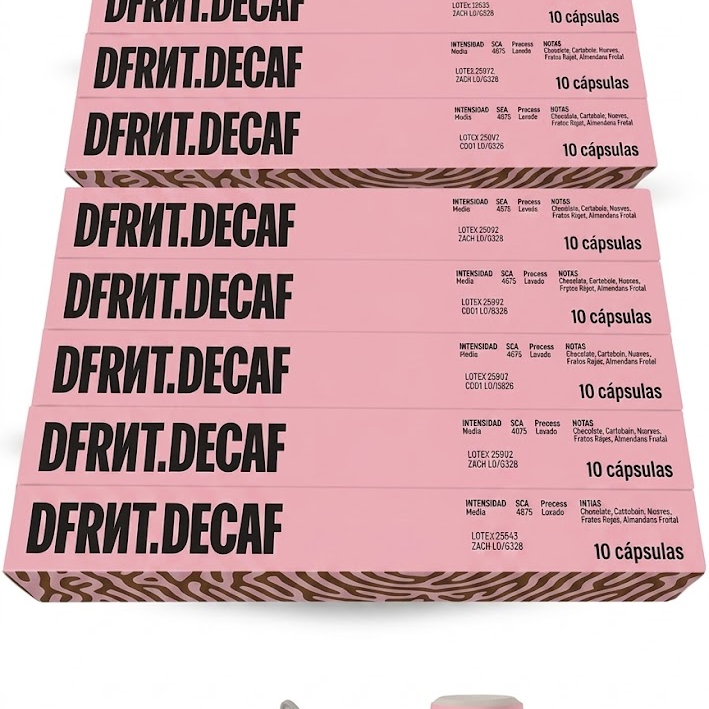 DFRNT.DECAF Kapseln | Entkoffeiniert | Kompatibel mit Nespresso | Spezialitätenkaffee