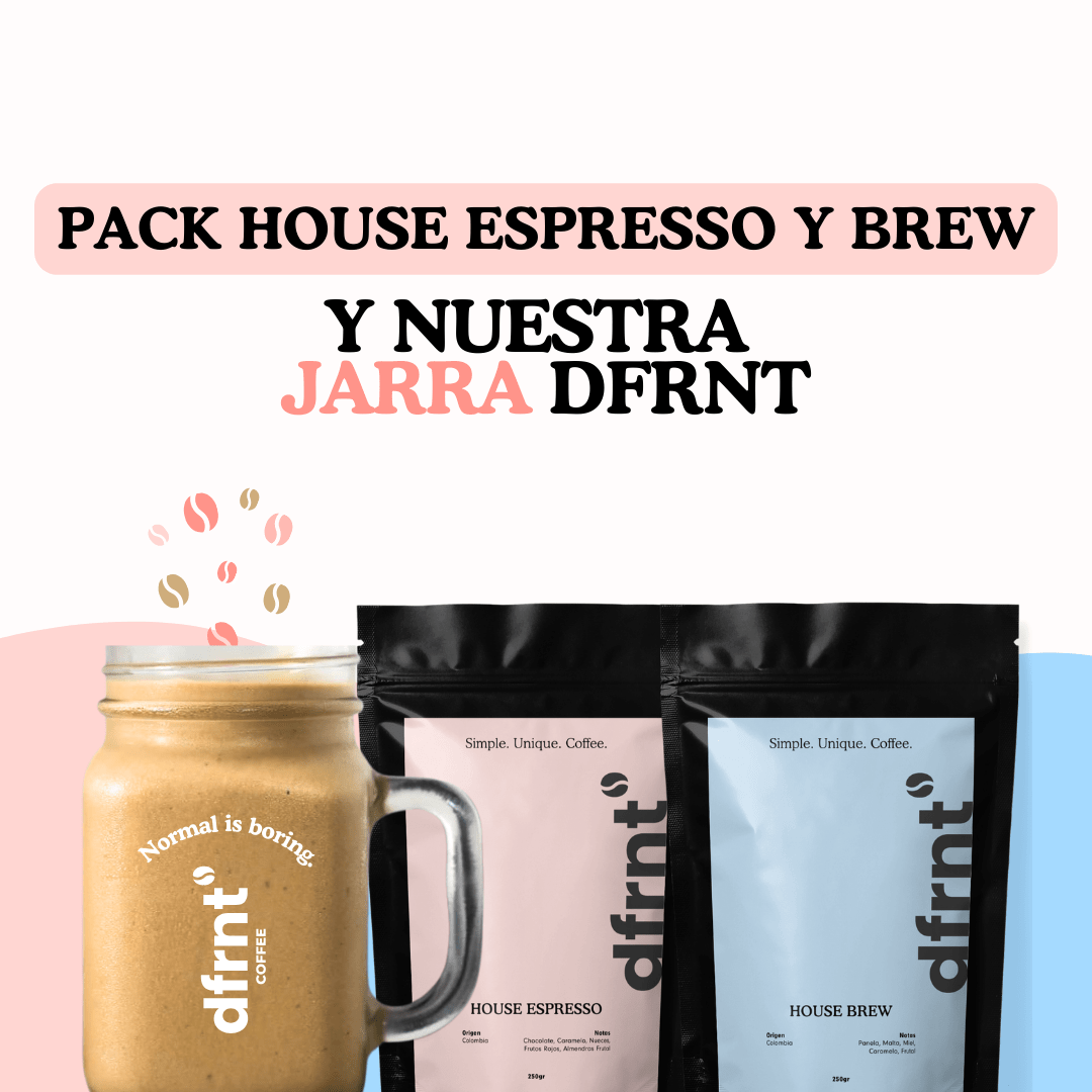 Pack 2 Bolsas Café de especialidad y Jarra dfrnt - dfrnt Coffee