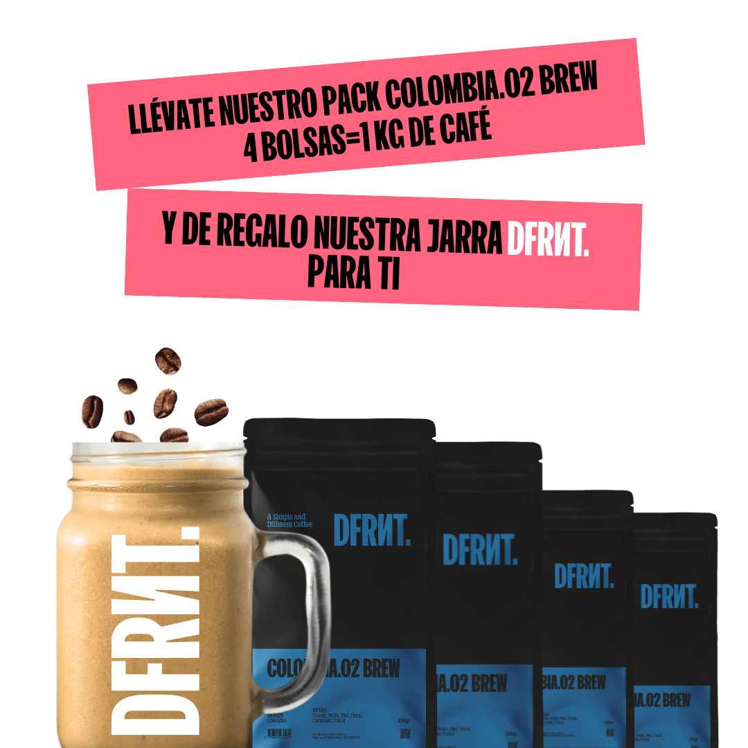 Pack 4 Bolsas Café Especialidad Regalo Jarra Dfrnt - DFRNT.