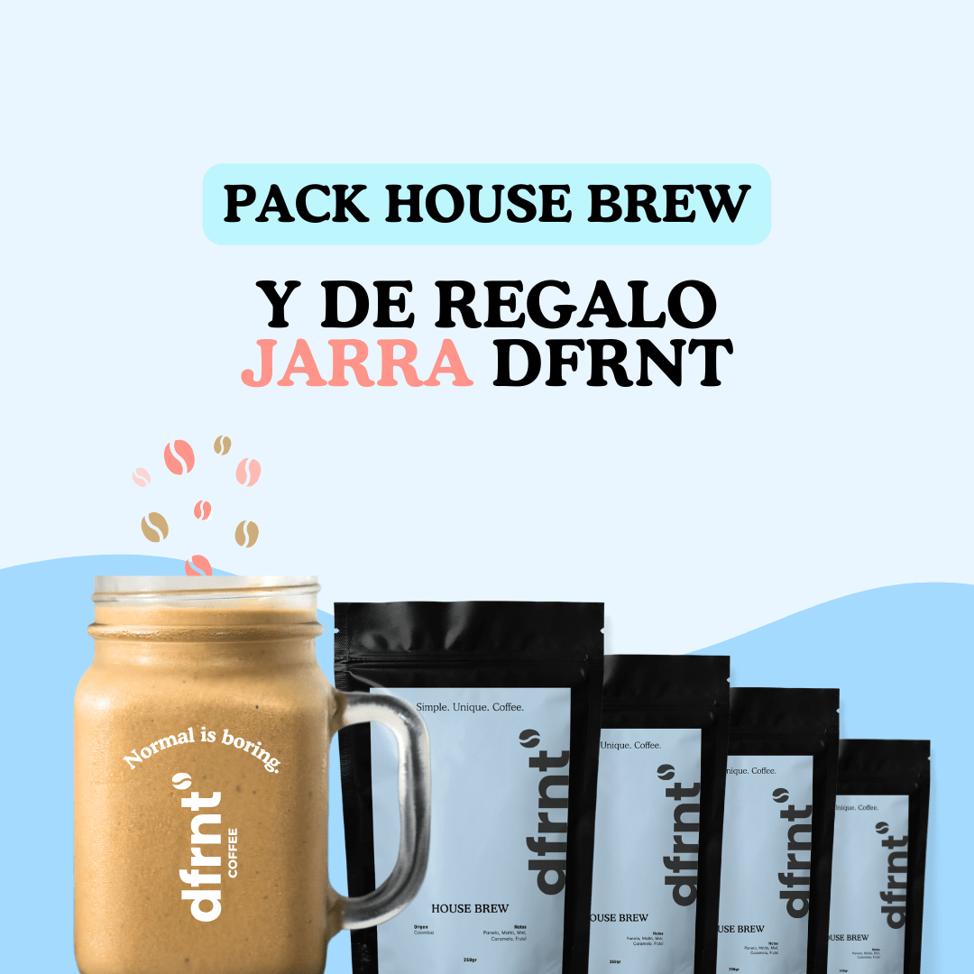 Pack 4 Bolsas Café Especialidad Regalo Jarra Dfrnt - dfrnt Coffee