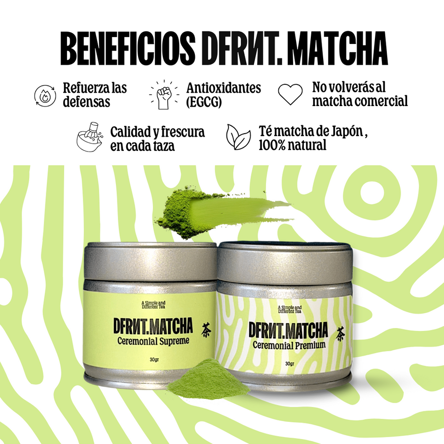 Pack Ceremonial DFRNT. Matcha Ceremonial + Matcha Ceremonial Premium - DFRNT.