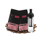 Pack Cold Brew 2x250gr + Botella Hario - DFRNT.