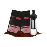 Pack Cold Brew 2x250gr + Botella Hario - DFRNT.