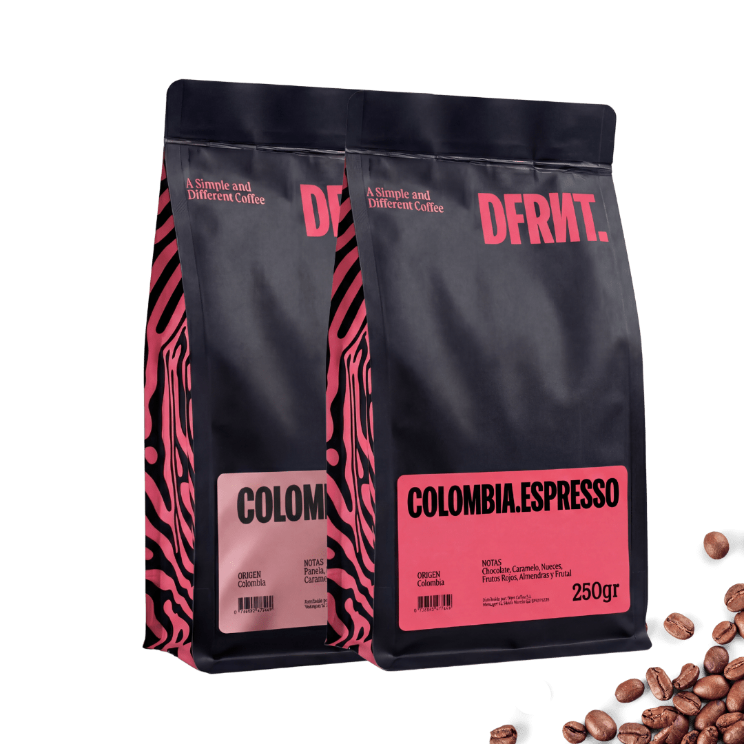 Pack Colombia ESSENTIALS | 2x250g | Café Especialidad Ideal Espresso - DFRNT.