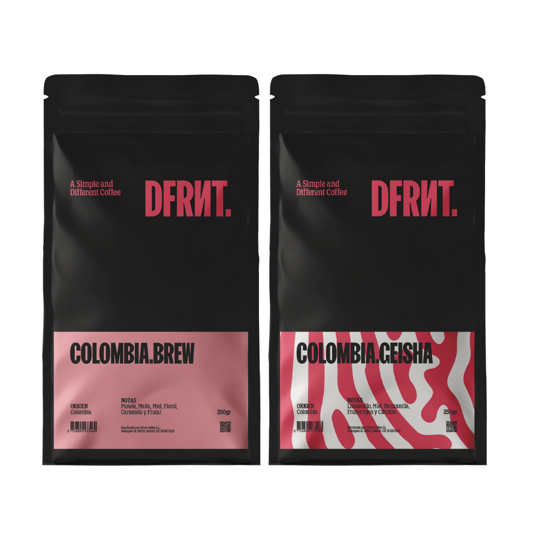 Pack Colombia | Filtro | 2x250g | Café Especialidad Ideal Filtro - DFRNT.