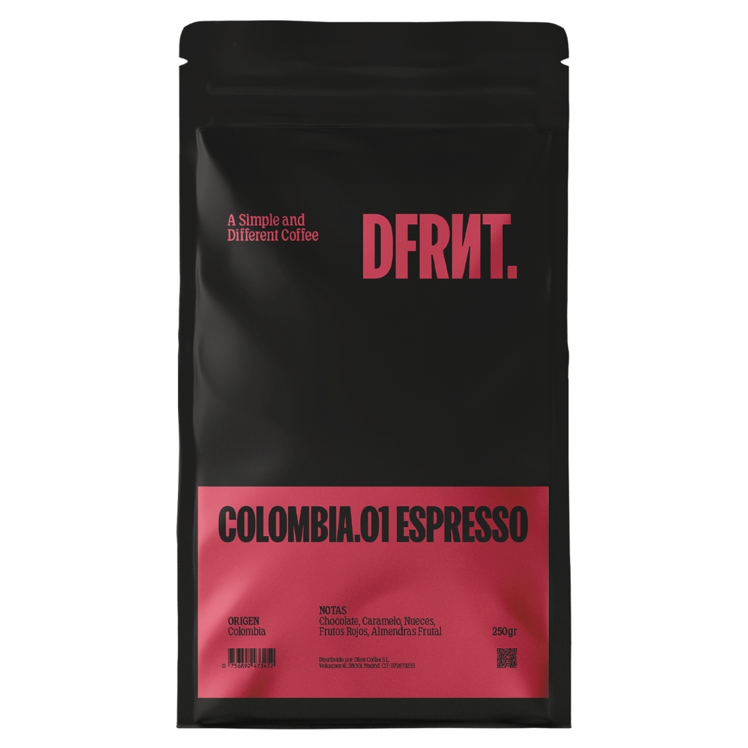 Pack Colombia.01 Espresso Grano 2x250gr + Molinillo café Black+Decker - DFRNT.