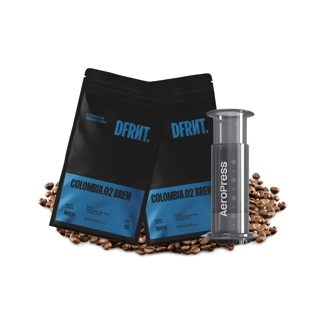 Pack Colombia.02 Brew 2x250gr + Aeropress - DFRNT.