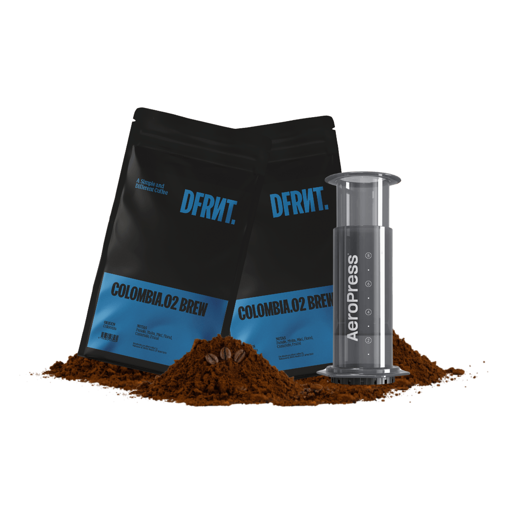 Pack Colombia.02 Brew 2x250gr + Aeropress - DFRNT.