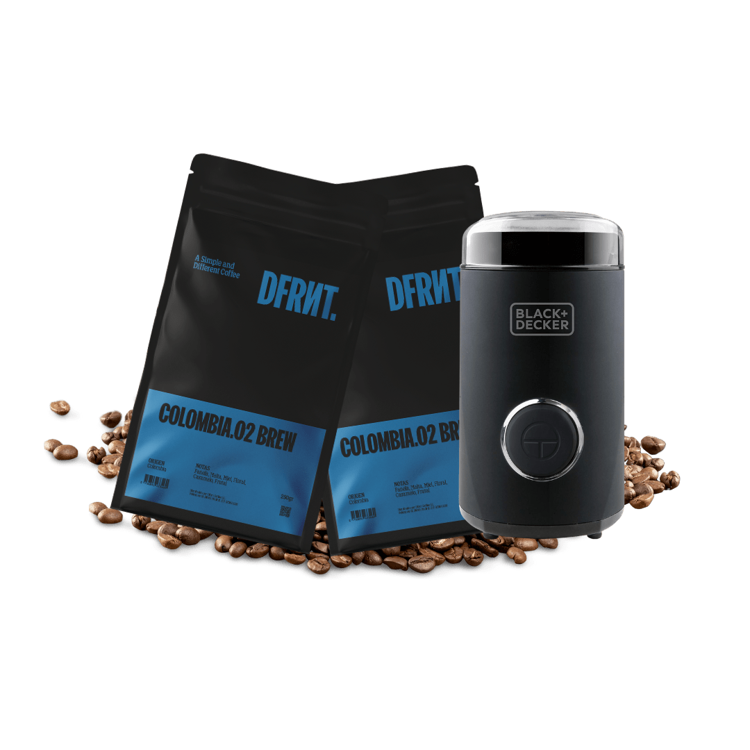 Pack Colombia.02 Brew Grano 2x250gr + Molinillo café Black+Decker - DFRNT.