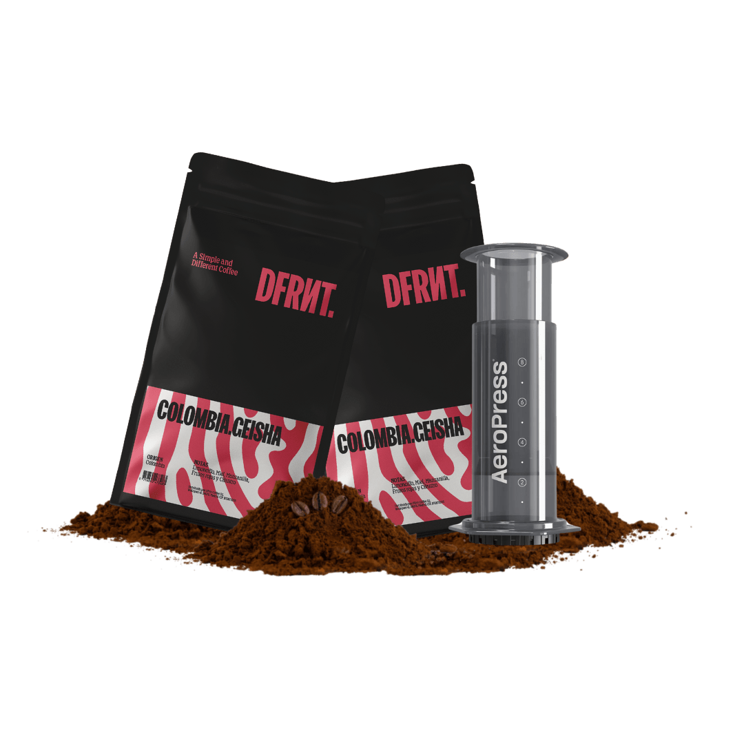Pack Colombia.Geisha 2x250gr + Aeropress - DFRNT.