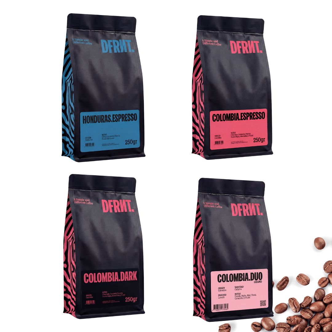 Pack Descubre | 4x250gr | Café Especialidad - DFRNT.