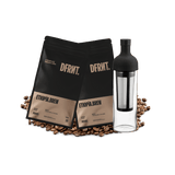 Pack Etiopía.Brew 2x250gr + Botella Hario Negra - DFRNT.