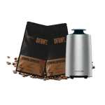 Pack Etiopía.Espresso Grano 2x250gr + Molinillo café Cecotec TitanMill 400 W - DFRNT.