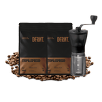 Pack Etiopía.Espresso Grano 2x250gr + Molinillo Hario - DFRNT.