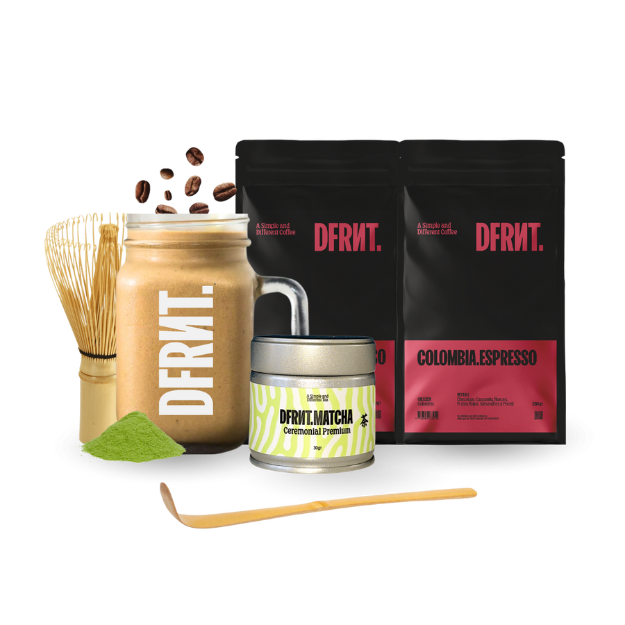 Pack Matcha Ceremonial, 2 House Espresso y Jarra DFRNT - DFRNT.