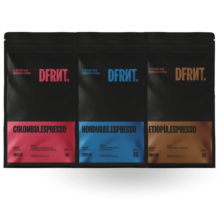 Pack Travesía Espresso | 3x250gr | Café Especialidad - DFRNT.